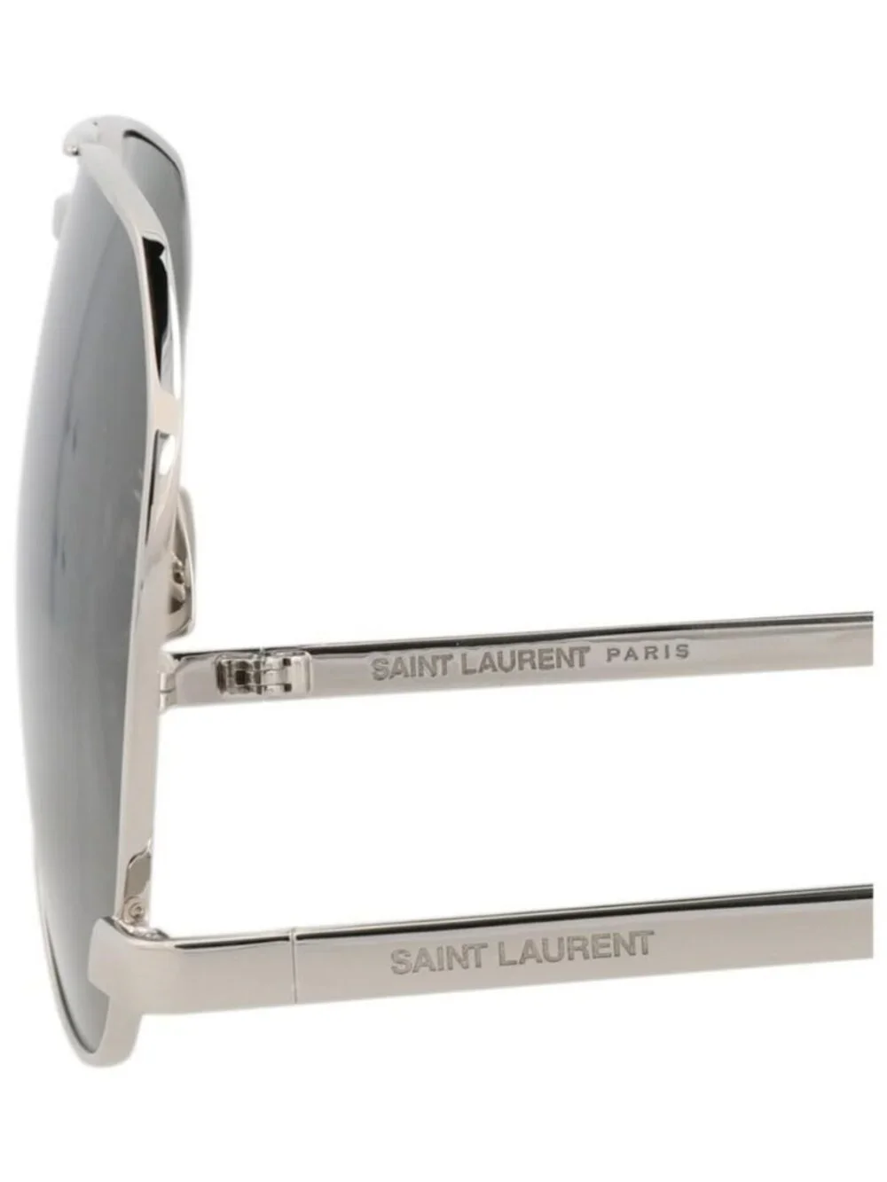 New Saint Laurent Mens Aviator Silver Silver Grey Fashion Designer Sunglasses